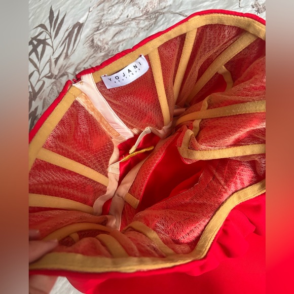 Yojani Red Valencia Mini Dress - Picture 3 of 5